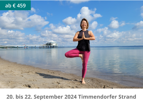 ab € 459 20. bis 22. September 2024 Timmendorfer Strand