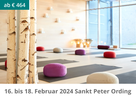 ab € 464 16. bis 18. Februar 2024 Sankt Peter Ording