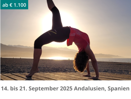 ab € 1.100 14. bis 21. September 2025 Andalusien, Spanien