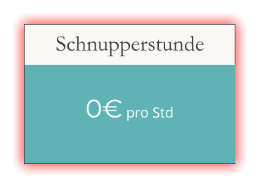 0€ pro Std Schnupperstunde